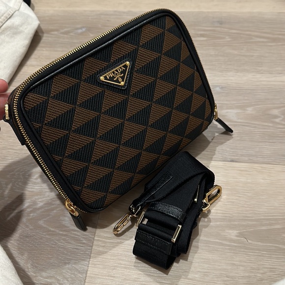 Prada Symbole embroidered fabric bag - Picture 2 of 3